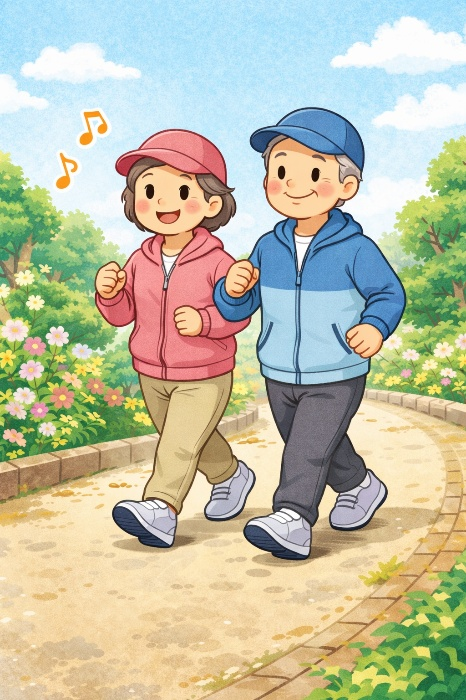 ウォーキングのイラスト